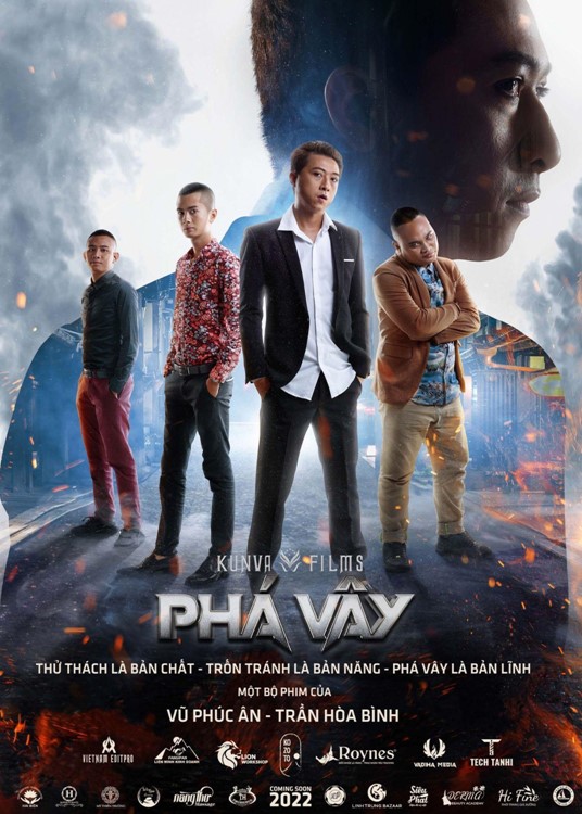 Dàn diễn viên xuất hiện bí ẩn trên teaser poster phim điện ảnh Phá Vây - Ảnh 3.