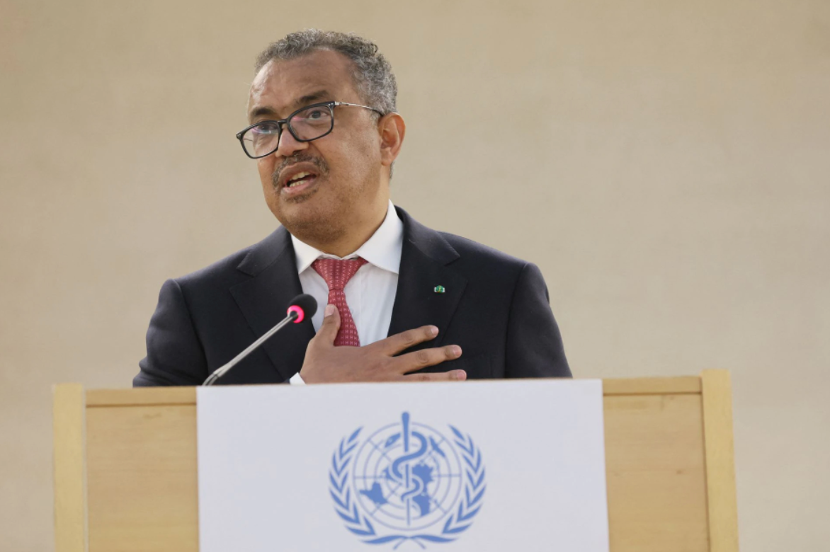 Ông Tedros Ghebreyesus tái đắc cử Tổng Giám đốc WHO - Ảnh 1. Ông Tedros Ghebreyesus tái đắc cử Tổng Giám đốc WHO - Ảnh 1.