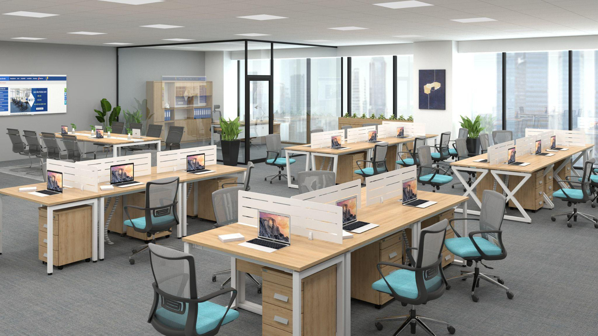  nội thất văn phòng hiện đại