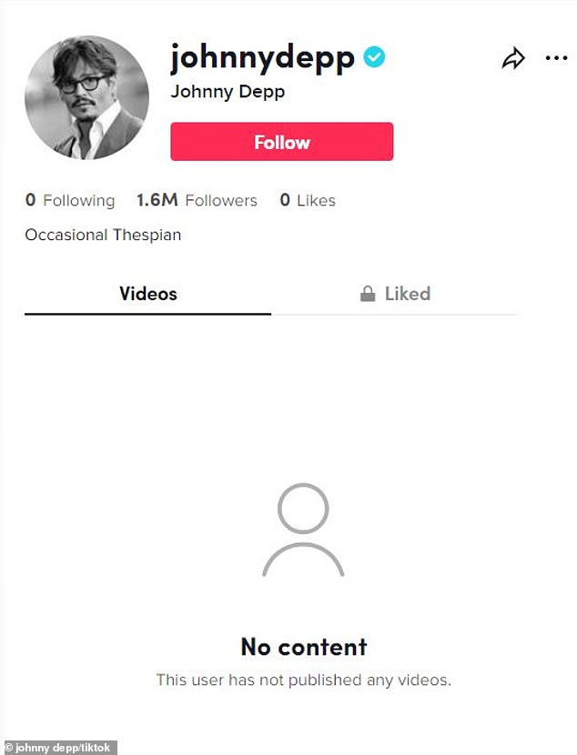 Johnny Depp vừa tham gia TikTok đã có hơn 1,6 triệu người theo dõi - Ảnh 1.