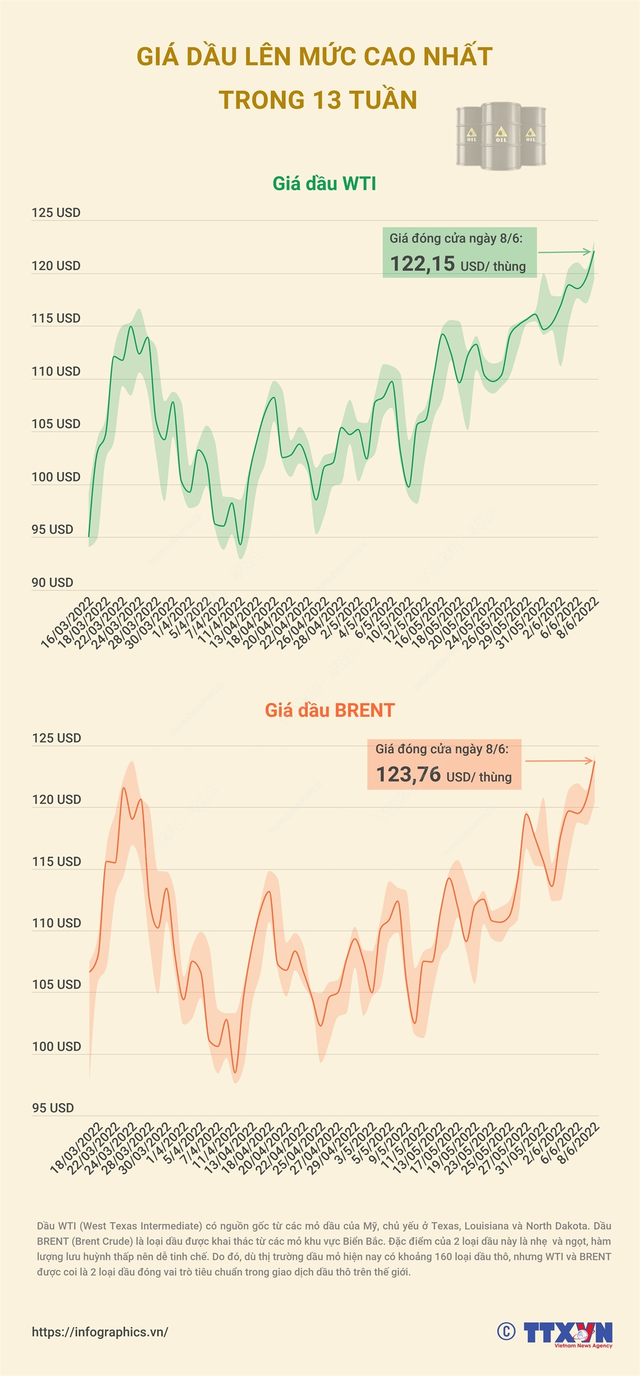 Giá dầu lên mức cao nhất trong 13 tuần - Ảnh 1.