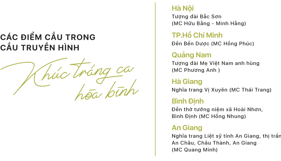 Cầu truyền hình Khúc tráng ca hòa bình: Những điểm rơi cảm xúc lắng đọng tại 6 điểm cầu - Ảnh 16.