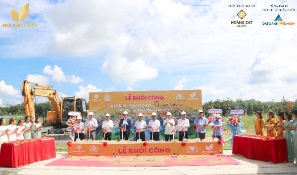 Khởi c&ocirc;ng trường mầm non Global School tại KĐT Ph&uacute;c Hưng Golden - Ảnh 1.