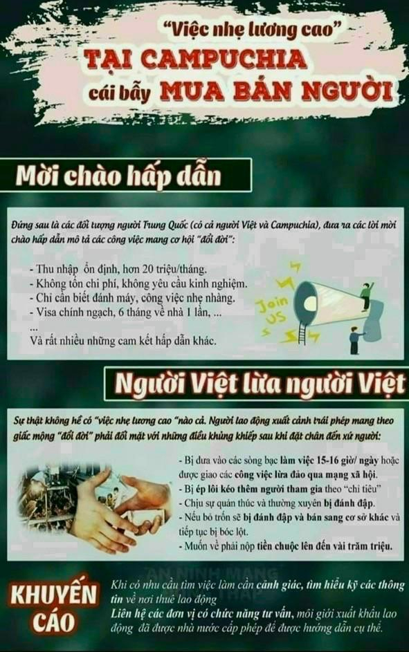Người dân cần cảnh giác trước thủ đoạn của tội phạm mua bán người - Ảnh 1. Người dân cần cảnh giác trước thủ đoạn của tội phạm mua bán người - Ảnh 1.