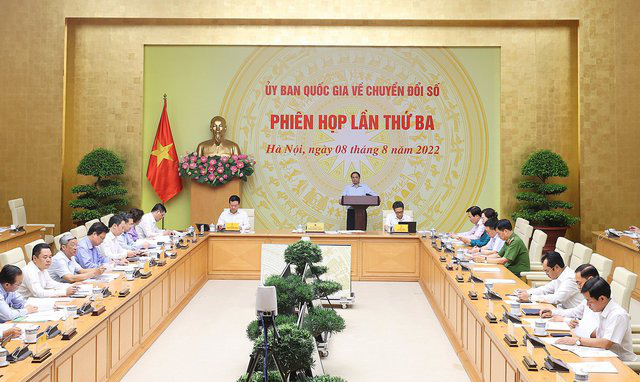 Thủ tướng chủ trì phiên họp Ủy ban Quốc gia về chuyển đổi số - Ảnh 1.