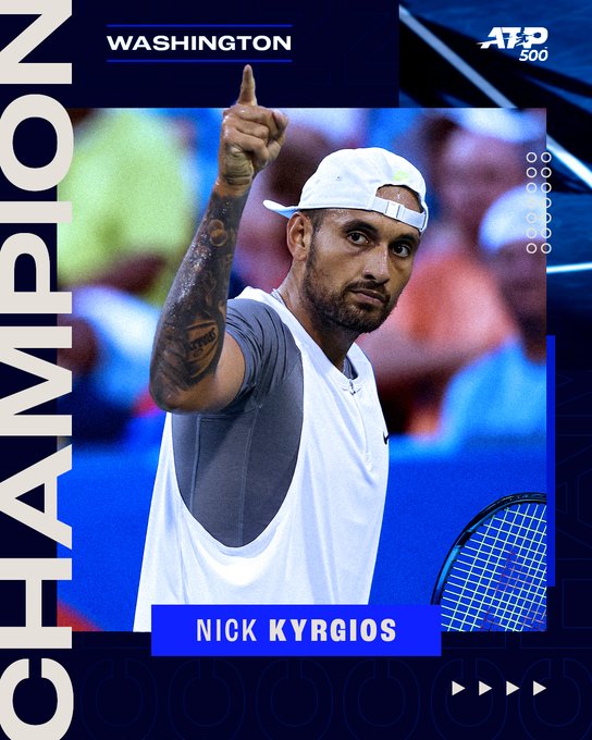 Nick Kyrgios vô địch giải quần vợt Washington mở rộng - Ảnh 1. Nick Kyrgios vô địch giải quần vợt Washington mở rộng - Ảnh 1.