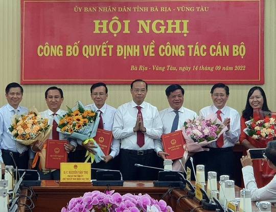 Bà Rịa - Vũng Tàu điều động, bổ nhiệm nhiều vị trí lãnh đạo - Ảnh 1.