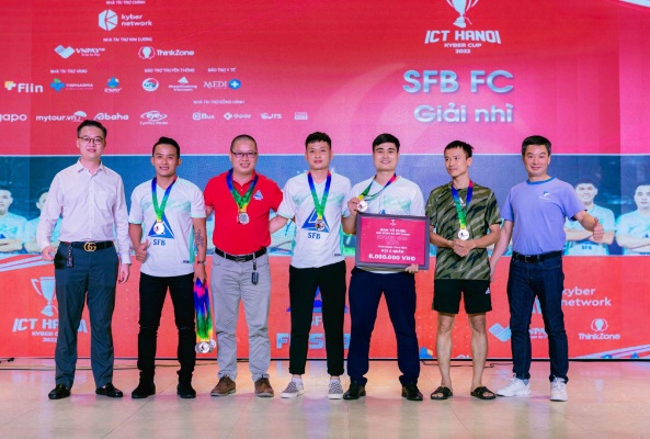 Chung kết ICT Hà Nội - Kyber Cup 2022 - FC Gomin Corp lên ngôi vô địch - Ảnh 3.