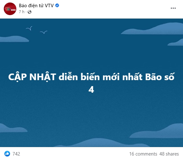 VTV tăng cường bản tin, cập nhật liên tục diễn biến bão số 4 - Ảnh 2.