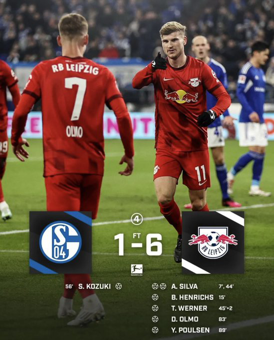 Vòng 17 Bundesliga | Schalke 04 thảm bại trước RB Leipzig   - Ảnh 1.