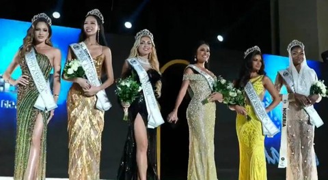 Miss Intercontinental Bảo Ngọc đọ sắc bên Miss Intercontinental Europe 2022 - Ảnh 1.
