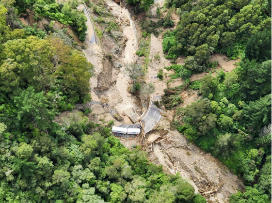 Bão Gabrielle gây thiệt hại lớn tại New Zealand - Ảnh 1.