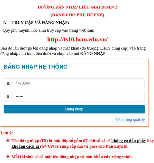 Vận hành trang web tư vấn tuyển sinh lớp 10 - Ảnh 1.