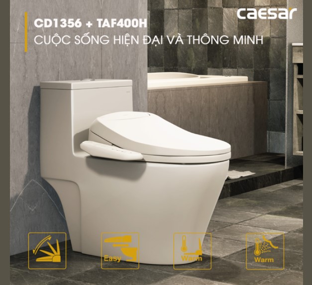 Đặt dấu ấn cá nhân vào không gian nhà tắm với thiết bị vệ sinh Caesar - Ảnh 2.