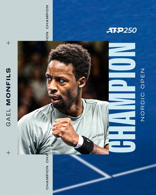 Gael Monfils giành chức vô địch giải quần vợt Thụy Điển mở rộng - Ảnh 1.