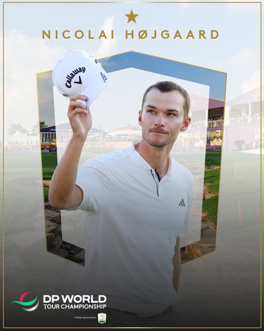 Nicolai Hojgaard vô địch giải golf DP World Tour Championship - Ảnh 1.