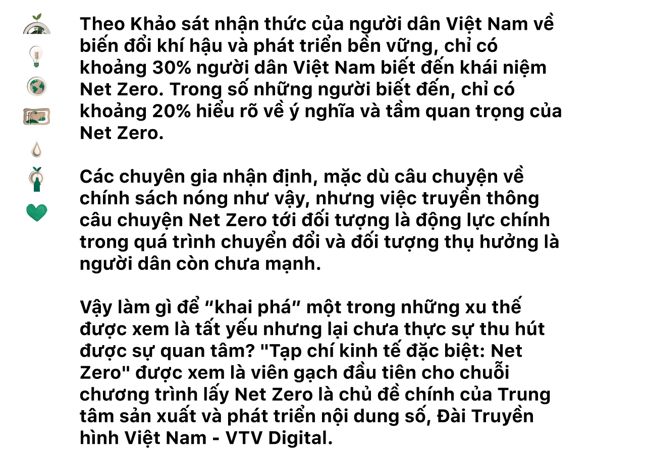 VTV Digital với loạt chương trình tiên phong về Net Zero: Khai phá càng sớm, hiệu ứng lan toả càng tích cực - Ảnh 1. VTV Digital với loạt chương trình tiên phong về Net Zero: Khai phá càng sớm, hiệu ứng lan toả càng tích cực - Ảnh 1.