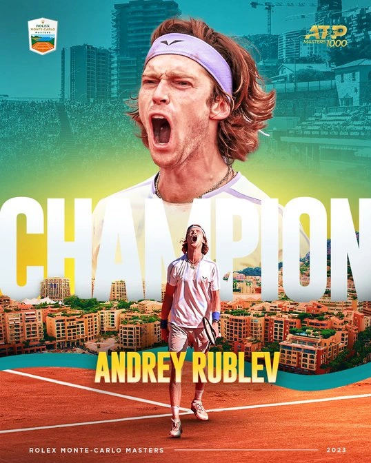 Andrey Rublev giành chức vô địch Monte Carlos Masters 2023 - Ảnh 1.