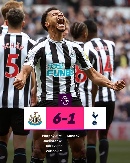 Vòng 32 Ngoại hạng Anh | Newcastle trút mưa bàn thắng vào lưới Tottenham - Ảnh 1.