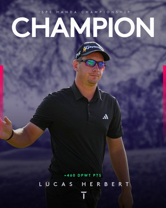 Lucas Herbert vô địch giải golf ISPS Handa Championship 2023 - Ảnh 1.