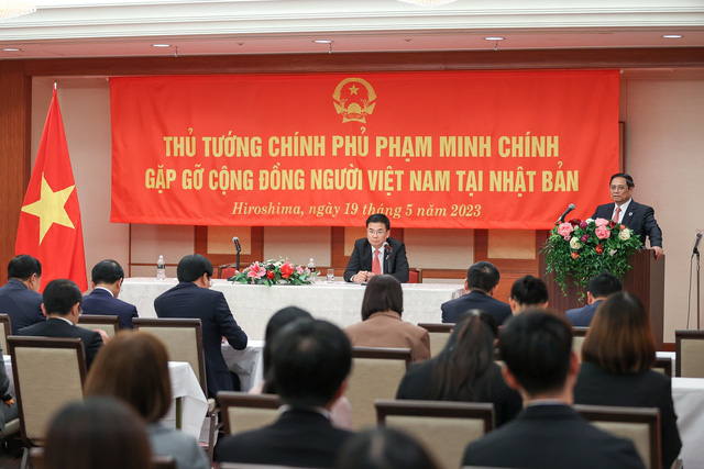 Thủ tướng Phạm Minh Chính gặp mặt cộng đồng người Việt Nam tại Nhật Bản - Ảnh 4.