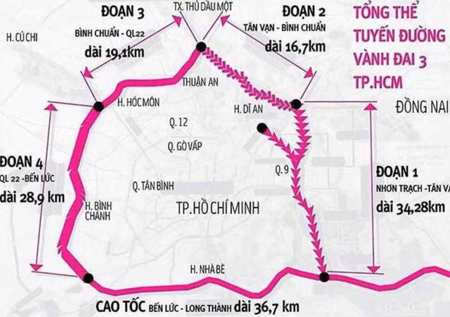 Đường vành đai 3 TP Hồ Chí Minh sẽ khởi công trước ngày 30/6 - Ảnh 1.