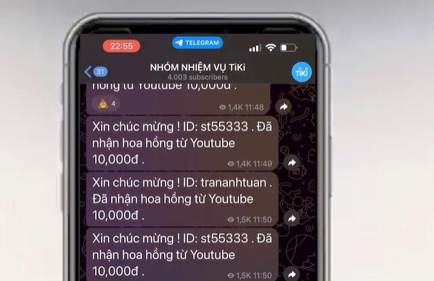 Muôn hình vạn trạng các chiêu lừa qua ứng dụng Telegram - Ảnh 1.