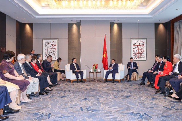 Thủ tướng Phạm Minh Chính tiếp các nhân sĩ hữu nghị Trung Quốc - Ảnh 1.
