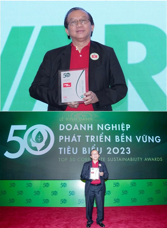 Vietjet nhận giải thưởng Top 50 doanh nghiệp phát triển bền vững tiêu biểu 2023 - Ảnh 2.