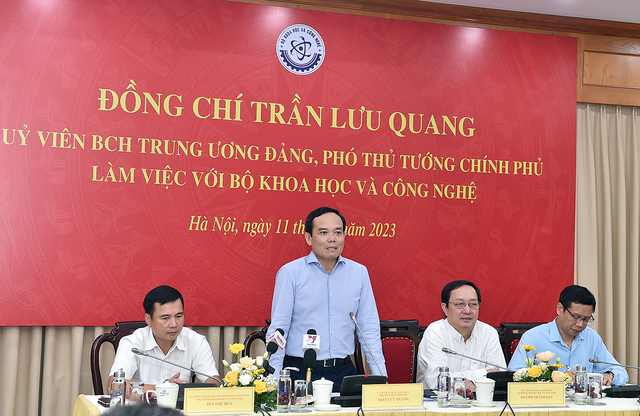 Phó Thủ tướng Trần Lưu Quang: Cần có cơ chế đặc thù cho ngành Khoa học và Công nghệ - Ảnh 1.