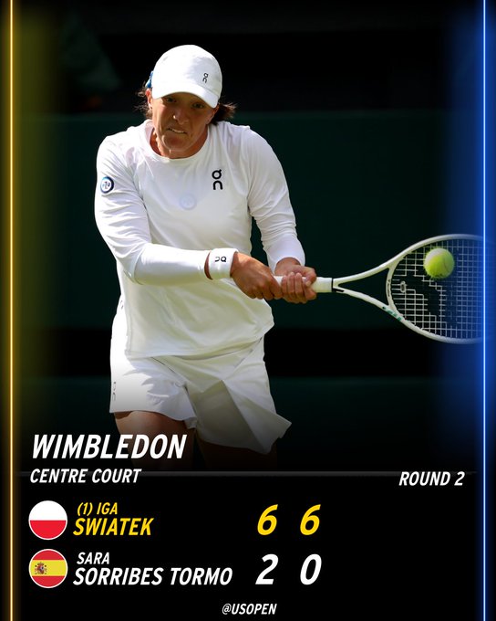 Iga Swiatek thắng thuyết phục tại vòng 2 Wimbledon 2023   - Ảnh 1.