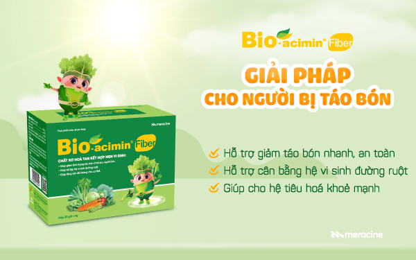 Sử dụng Bio-acimin Fiber giúp cải thiện táo bón nhanh, an toàn - Ảnh 3.