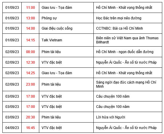 Điểm nhấn dịp nghỉ lễ Quốc khánh 2/9 trên sóng VTV - Ảnh 4.