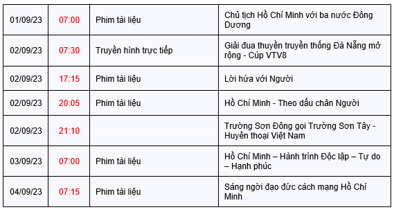 Điểm nhấn dịp nghỉ lễ Quốc khánh 2/9 trên sóng VTV - Ảnh 5.