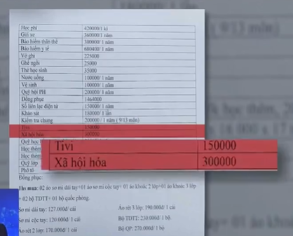 Thực hư bảng thu đầu năm gần 9 triệu đồng của một trường THPT ở Hải Dương - Ảnh 1.
