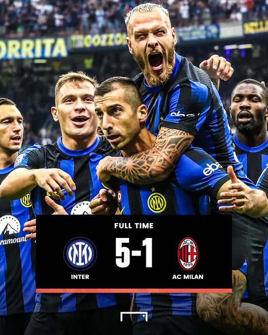 Inter Milan giành chiến thắng cách biệt trước AC Milan - Ảnh 1.
