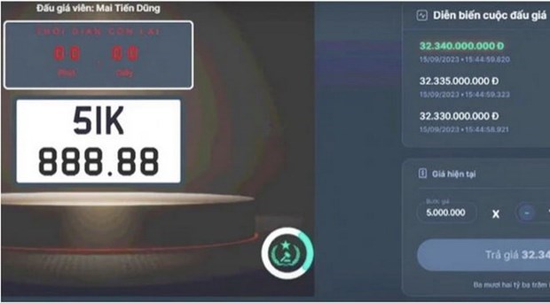 Tiếp tục đấu giá nhiều biển số xe đẹp vào ngày hôm nay - Ảnh 1.