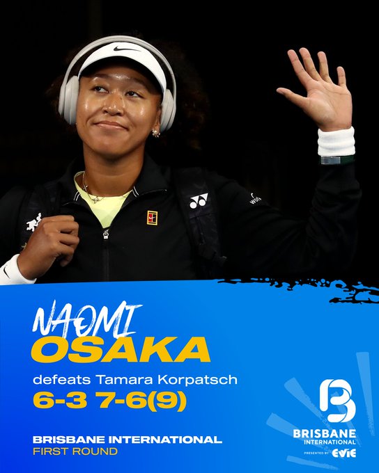 Naomi Osaka vào vòng 2 đơn nữ Brisbane International - Ảnh 1. Naomi Osaka vào vòng 2 đơn nữ Brisbane International - Ảnh 1.