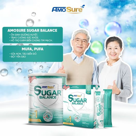 Sữa tiểu đường Amosure Sugar Balance  - Nguồn dưỡng chất đặc biệt trong việc kiểm soát đường huyết cho người bệnh tiểu đường - Ảnh 2.