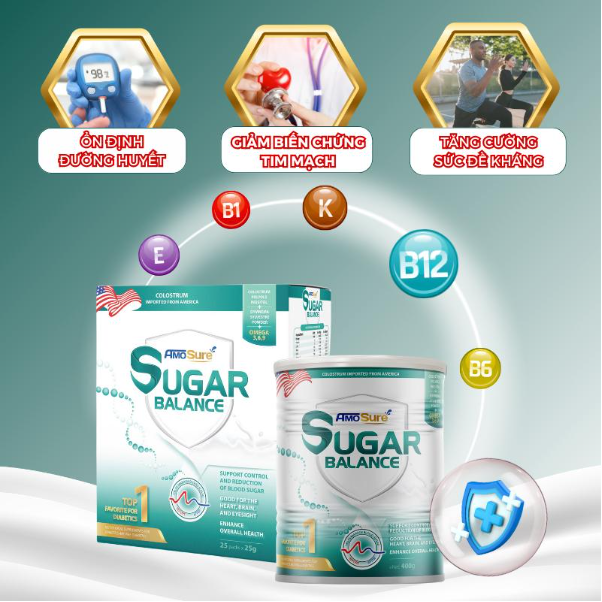 Sữa tiểu đường Amosure Sugar Balance  - Nguồn dưỡng chất đặc biệt trong việc kiểm soát đường huyết cho người bệnh tiểu đường - Ảnh 3.