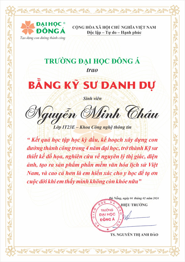 Trao bằng kỹ sư danh dự cho sinh viên hiến xác cho y học - Ảnh 1.