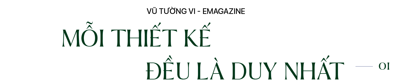 NTK Vũ Tường Vi: “Thiết kế của tôi hướng đến thiên nhiên và vẻ đẹp bền vững” - Ảnh 1.