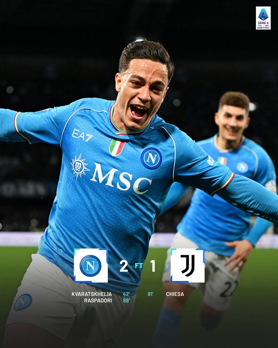 Napoli giành chiến thắng trước Juventus trên sân nhà - Ảnh 1.