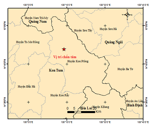 Kon Tum lại xảy ra động đất có độ lớn 3.7 - Ảnh 1.