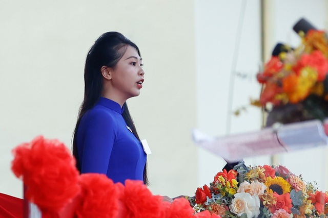 Cô gái phát biểu tại lễ kỷ niệm 70 năm chiến thắng Điện Biên Phủ là ai? - Ảnh 2.