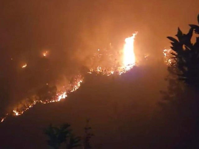  Kon Tum: Nhiều nơi vẫn ở nguy cơ cháy rừng cấp cực kỳ nguy hiểm - Ảnh 1.