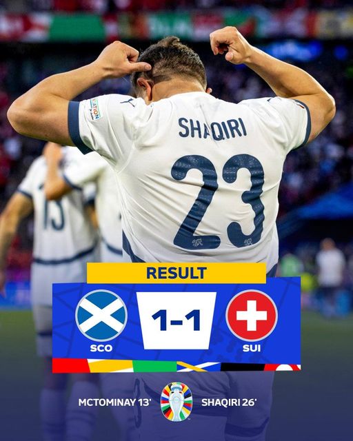 EURO 2024 | Scotland 1-1 Thụy Sĩ: Thế trận cân bằng! - Ảnh 1.