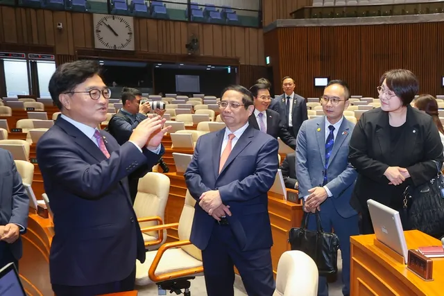 Thủ tướng Phạm Minh Chính hội kiến Chủ tịch Quốc hội Hàn Quốc - Ảnh 5.