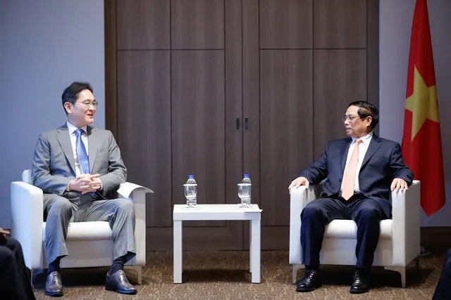 Thủ tướng tiếp Chủ tịch Samsung, hướng tới đột phá trong các lĩnh vực hợp tác mới - Ảnh 2.