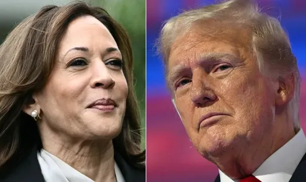 Phó Tổng thống Kamala Harris thu hẹp khoảng cách với ông Trump - Ảnh 1.